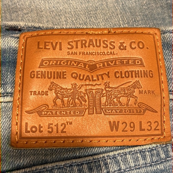 NWOT Levi’s 512 Slim Taper Fit, 29x32 - Picture 11 of 15